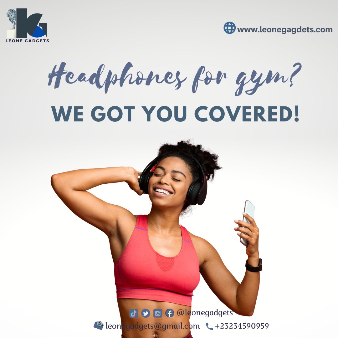 LeoneGadgets's tweet photo. Do you need headphones for the gym?
We have a collection you can choose from.

https://t.co/AqX7YayVHU

TO ORDER, Kindly visit our website (link in bio) or send a direct message or Call/SMS/WhatsApp (034) 590959 https://t.co/qEmQDYkiS7