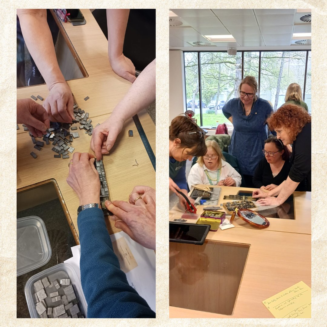 Maynooth University Library (@library_mu) on Twitter photo Participants composing and typesetting at the Letterpress Workshop <a href="/library_MU/">Maynooth University Library</a> Participants composing and typesetting at the Letterpress Workshop <a href="/library_MU/">Maynooth University Library</a>