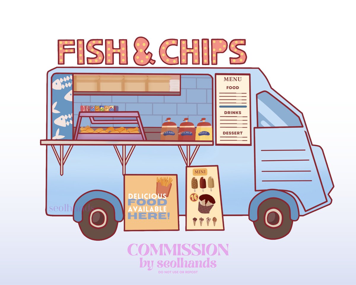 Next on the list, London Foodtruck as known as the city of dreams. With their popular snack, fish &amp; chips!  (2/5)🐟🍟

_
#artph #artmoots #artistontwt