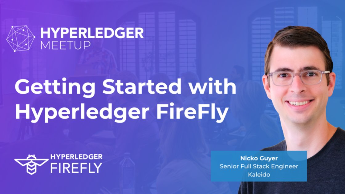 lfdecentralized's tweet photo. This Tues, April 25 @ 9AM Eastern @nguyer from @Kaleido_io will speak at an online meetup and show you how to get started with #HyperledgerFireFly and radically speed up your development time for #Web3 apps
https://t.co/lvGuXLW19T https://t.co/YPgZ00EflW