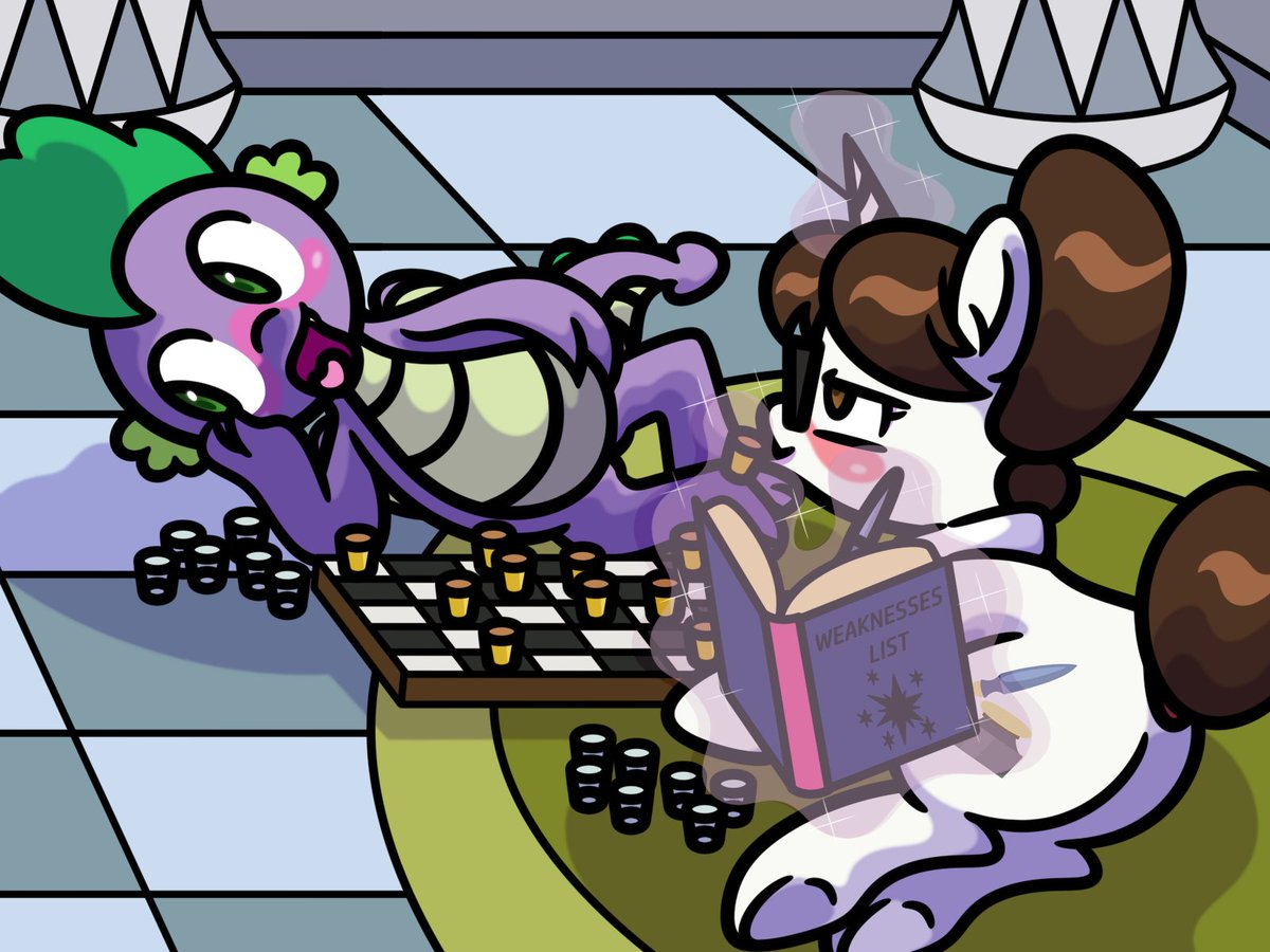 Pony4K's tweet photo. I do really love to draw these two🥰
#mylittlepony #mlpfim #RavenInkwell #SpiketheDragon #ravenspike #brony #ponies https://t.co/C6JKNwcgiK