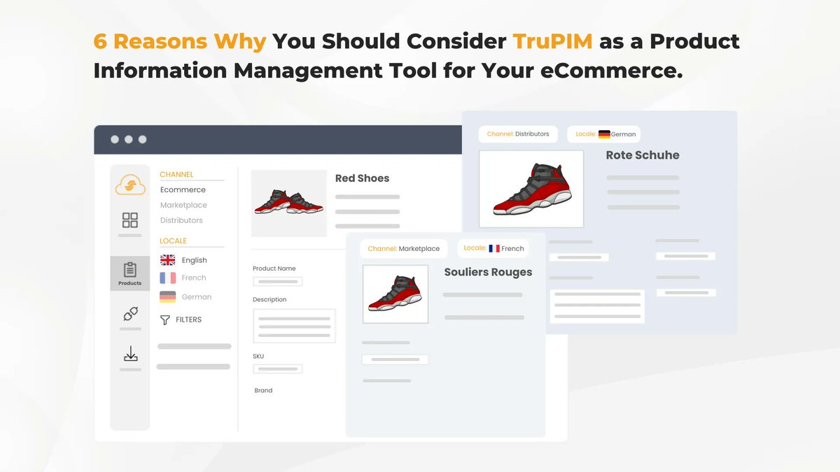 theTruPIM's tweet photo. If you are on the fence about whether or not PIM is essential for your eCommerce business, here are 6 reasons why you should seriously consider @theTruPIM. - https://t.co/HQp3Ia4oKx 

#productinformationmanagement #PIM #eCommercepim #bigcommercepim #shopifypim https://t.co/2NsESzVSnT