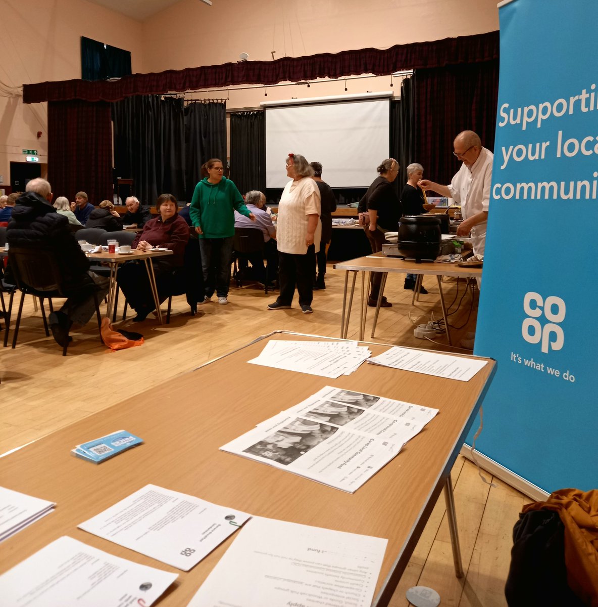 seppiswiss9's tweet photo. Promoting Coop Community Fund at Buckie Lunch. That's what we do supporting local Community's.
@jill_sowden 
#buckie 
#cullen
#ITSWHATWEDO
#Coop.uk https://t.co/J1VENaHOIl