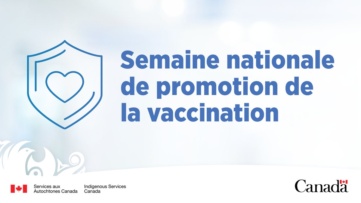 Durant la Semaine nationale de promotion de la vaccination, partagez cette fiche d'information sur les vaccins, du Centre de collaboration nationale de la santé autochtone. Elle est notamment offerte en cri, ojibwé et inuktitut : ow.ly/s7Ho50NLYwO 
#SNPV2023
@LeCCNSA