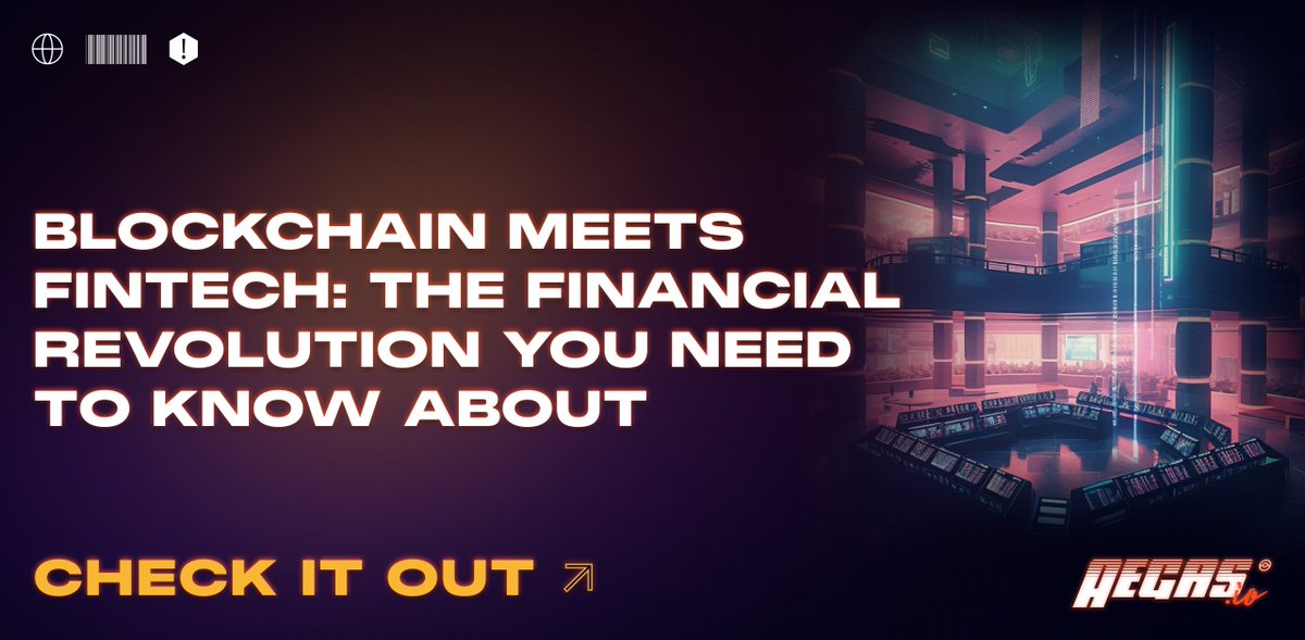 Aegas_Dev's tweet photo. Are you curious about the interconnection between #blockchain and #fintech?⛓

Discover the exciting potential of 2 digital powerhouses as they join forces to change the financial landscape through custom solutions that make financial services faster, cheaper, and safer 
(1/2) https://t.co/ePptB1CWWJ