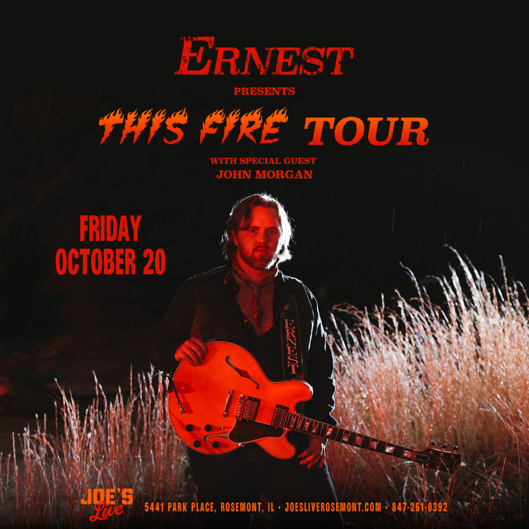 JUST ANNOUNCED | <a href="/ernest615/">ERNEST</a> This Fire Tour is coming to Joe's Live on Friday, October 20. Tickets go on sale this Friday, April 28 at 10am at joesliverosemont.com.
🎟  bit.ly/3mbURcc