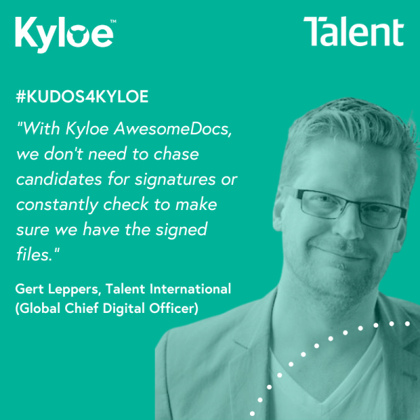 JoeJTanner's tweet photo. Make it easy for your candidates to sign!

Kyloe AwesomeDocs allows you to:
⚡️ Generate contracts in a couple of minutes
🤩 Send for signing 50% faster
💥 Reduce average signature time to 37 mins
💯 Automatically track and update statuses in Bullhorn

Over 950 Bullhorn cu... https://t.co/W37IdRDh1k