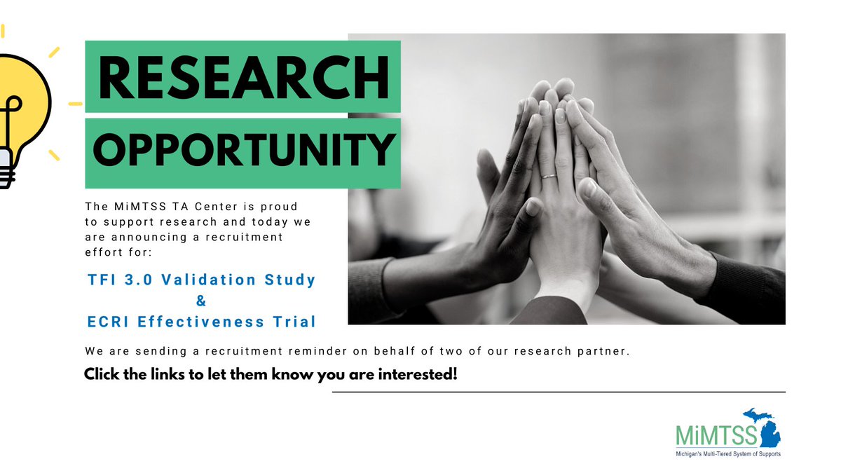 Michigan's MTSS Technical Assistance Center tweet media