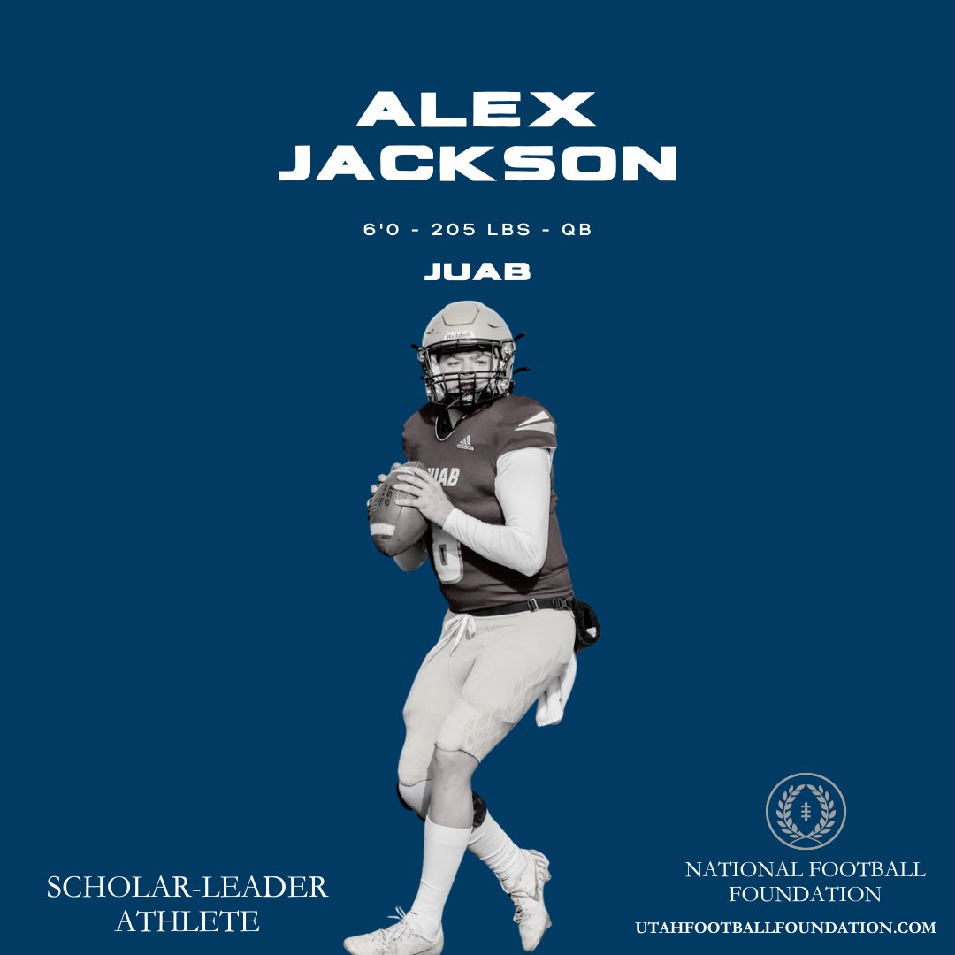 SCHOLAR-LEADER ATHLETE AWARD RECIPIENT  

ALEX JACKSON <a href="/Alex_Jackson08/">Alex</a> from Juab High School

-Two-Time 1st Team Deseret News All-State
-Two-Time 3A South Region MVP
-Mid Utah Player of the Year (2x)
-3.95 GPA