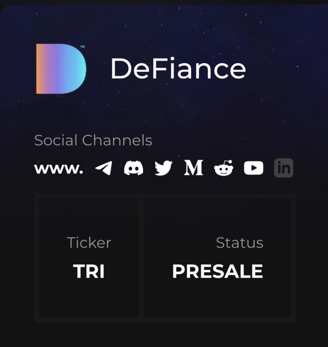 3112Lizzy's tweet photo. Great job DeFiants Congratulations π #InteractToEarn #DeFianceApp $TRI #DeFiants @DeFiance_App https://t.co/gF1gZH8Brj