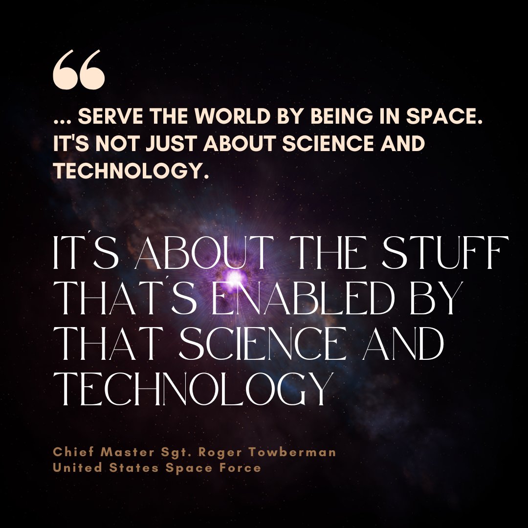 AFOSR's tweet photo. Chief Master Sgt. Roger Towberman @SpaceForceDoD suggests we attract young people with opportunities to βserve the world by being in space:β https://t.co/eaVgMxQsYy @AFResearchLab @usdepted #NationalSpaceCouncil #Space #SpaceScience #STEM #STEAM #AFOSRSTEM #MondayMotivation https://t.co/9PnxenwcPe