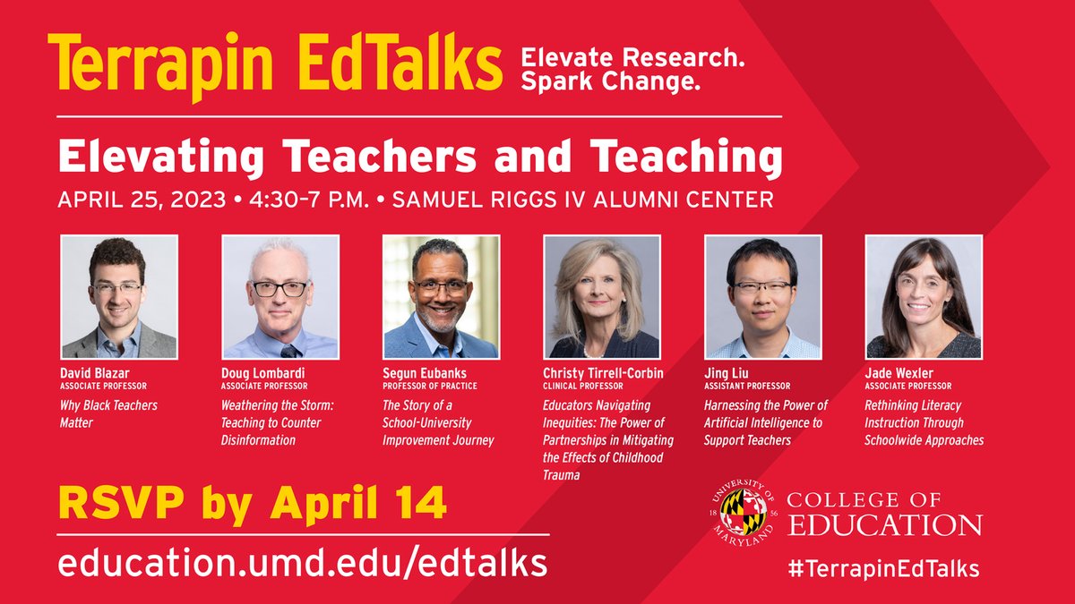 Flashback to 2021 when @doctorkag talked about good mentoring relationships. 

Tomorrow, six faculty will discuss Elevating Teachers and Teaching. Will you be there? #TerrapinEdTalks