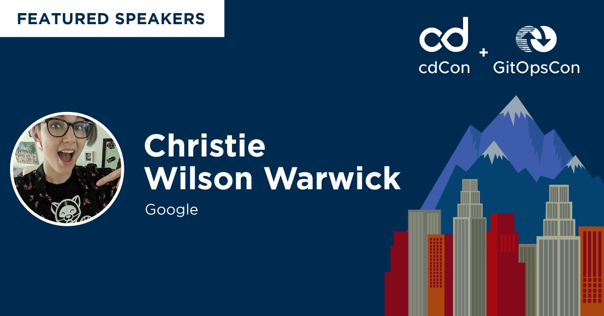 📣 Keynote Session #cdCon + #GitOpsCon | May 8, Vancouver CD and AI: Freeing Us Up to do What We Do Best Speaker: @bobcatwilson @GoogleOSS Details: hubs.la/Q01MxJrG0