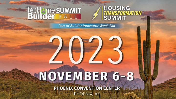 Are you a home builder or multifamily company looking to stay competitive in today's market? Join us at our upcoming event in Phoenix AZ on November 6-8! Click here to register: loom.ly/7zQQz_A