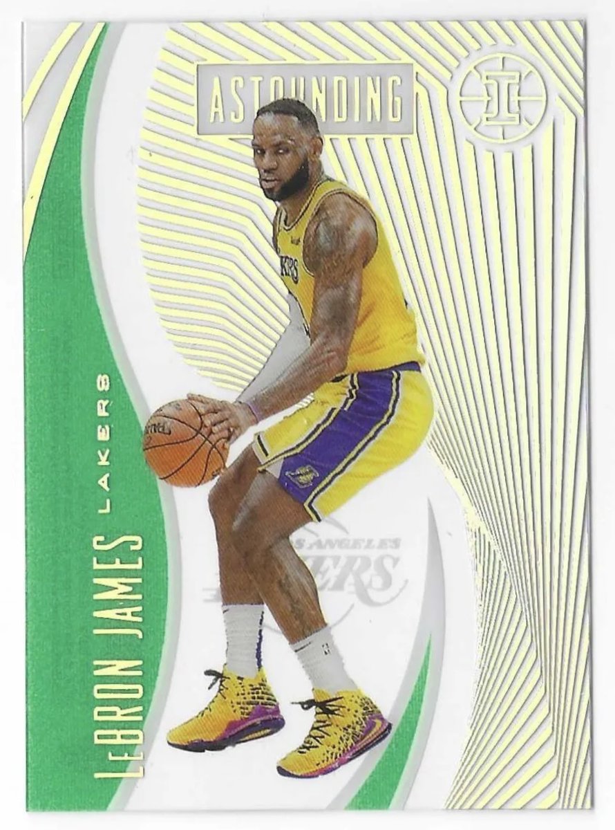 SprtsCrdsWildin's tweet photo. SALE: Today’s sale features this LeBron James 2020-21 Panini Illusions Astounding Insert card. I got this card in a pack from Walmart and sold it last year for $10.

#sportscards #tradingcards #basketball #basketballcards #mlb #nba #lebronjames #paniniillusions #nbaplayoffs https://t.co/CVshZuBywY