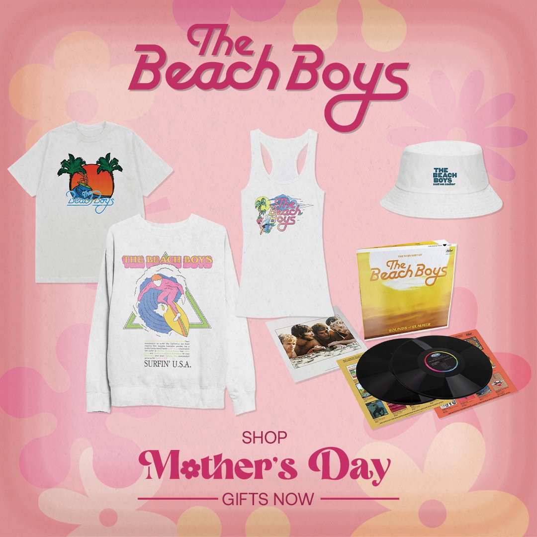 What would we be without moms? God only knows. Shop for Mother’s Day gifts by tomorrow 4/25 to receive in time for Mom 🧡 shop.thebeachboys.com