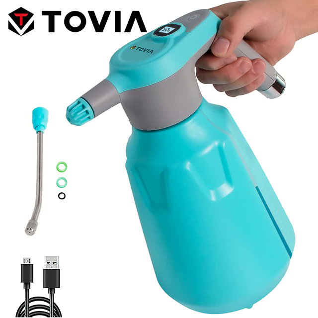 Looking for a new mister for your plants? This cordless electric mister is automatic and has an adjustable nozzle for any type of plant. Check out our website to get it delivered directly to you! plantsgaloreandmore.com/product/t-tovi… #garden #gardening #gardendesign #gardeningtips
