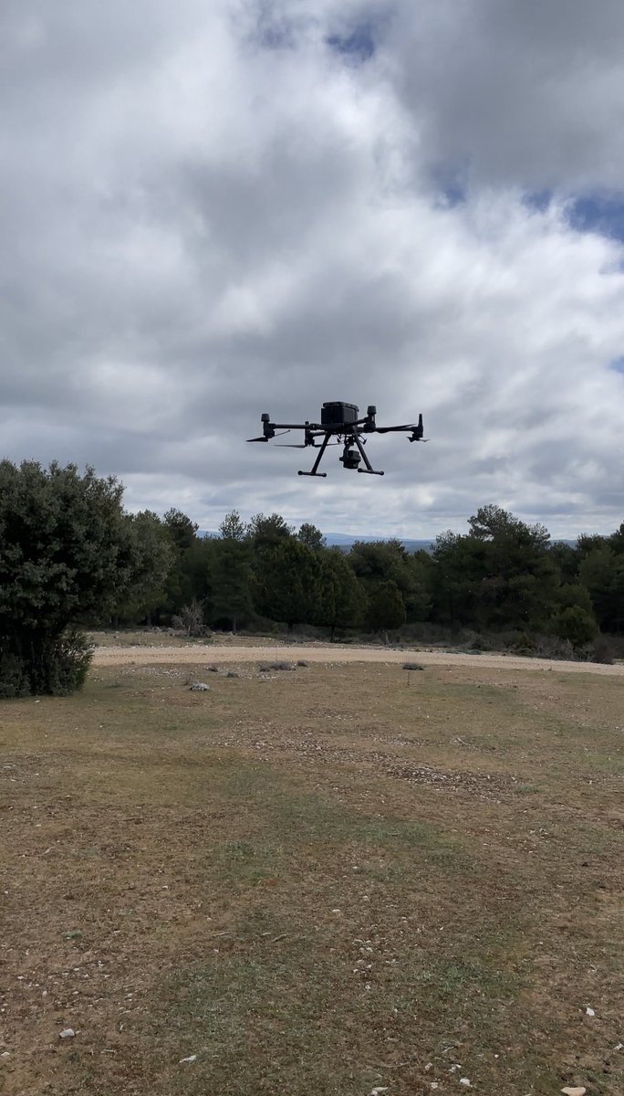pacu_rodriguez's tweet photo. Bonito (pero frío) día en el Caños del Río Lobos volando con LiDAR, térmico, RGB y multiespectral para ver como evolucionan los daños de procesionaria….después hemos jugueteado un poco bajo copas 🤙🏻 https://t.co/UmnNDOEZA8