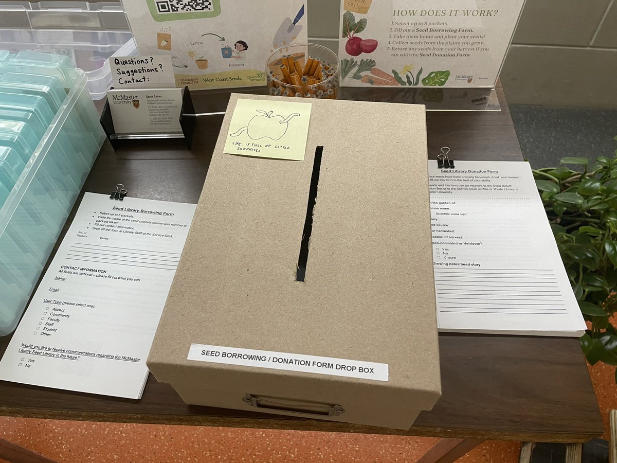 Do you have a knack for gardening? Are you looking to pick up a new hobby?

Visit our seed library inside the main entrance of Mills Memorial Library and gather seeds to add to your garden.🪴

Learn more: bit.ly/MULSeedLibrary