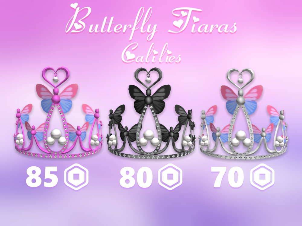 Calilies's tweet image. These Tiaras are on sale now!

roblox.com/catalog/132349…

roblox.com/catalog/132349…

roblox.com/catalog/132349…

#UGC #RobloxUGC #RobloxUgcItem