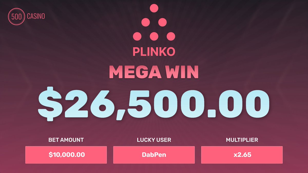 500 Casino tweet media