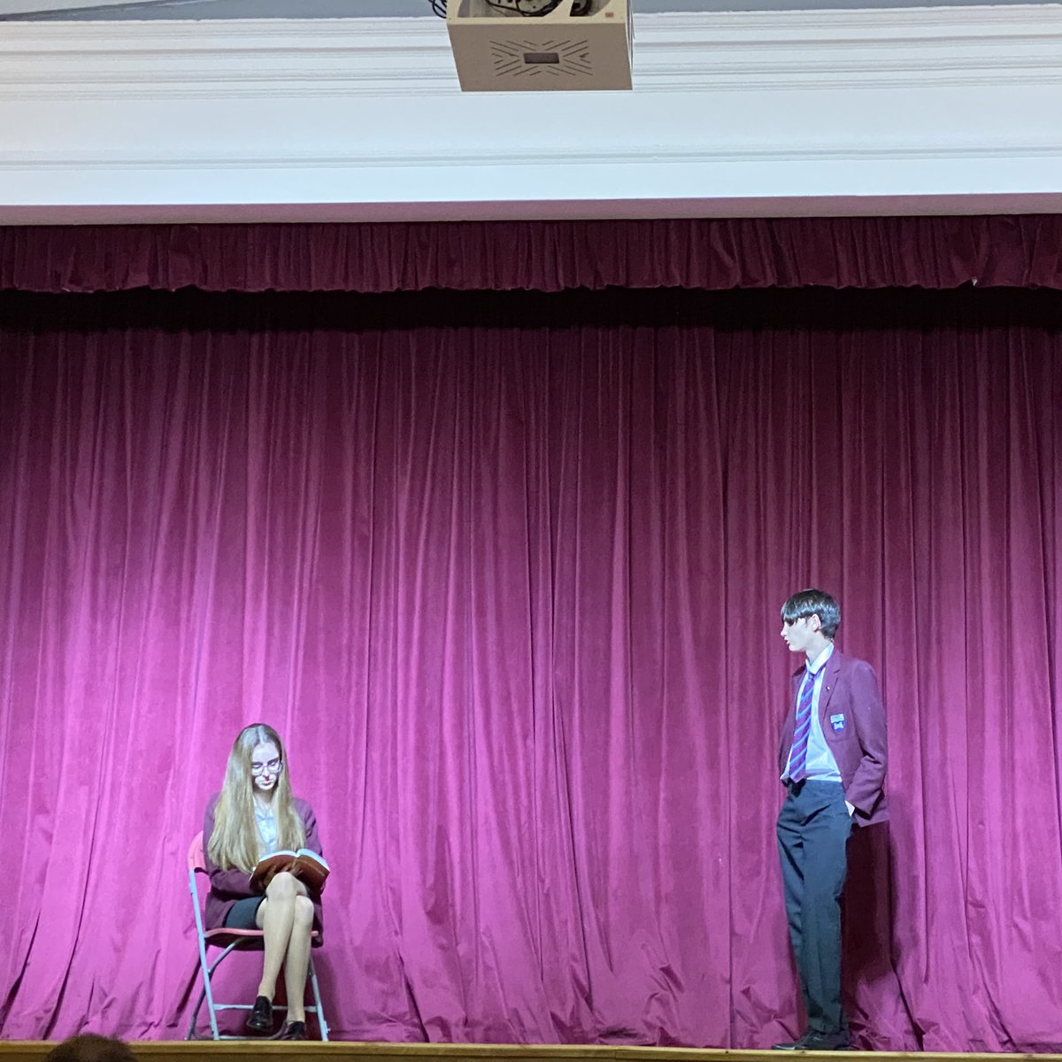 StaffordGrammar's tweet photo. An appreciative audience in the theatre tonight to see some fantastic performances in our #SGSLamda showcase. Great to see pupils from #SGSYear2 to #SGSYear12 taking part. #SGSDifference https://t.co/QH4taEFd6f