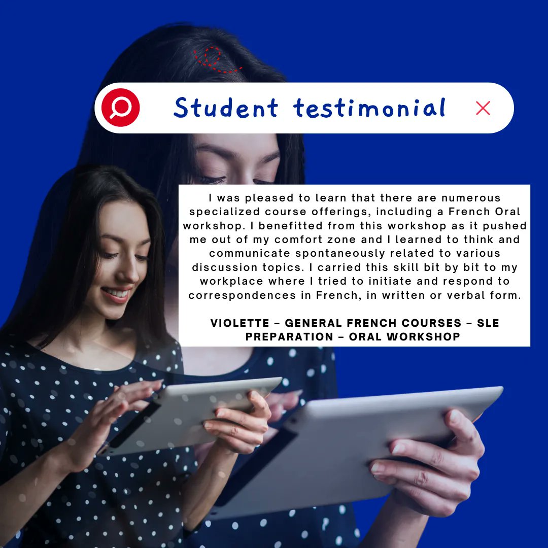 Our course offerings for Spring 2 this year are full and extensive. Follow Violette's lead and make your french blossom this spring!