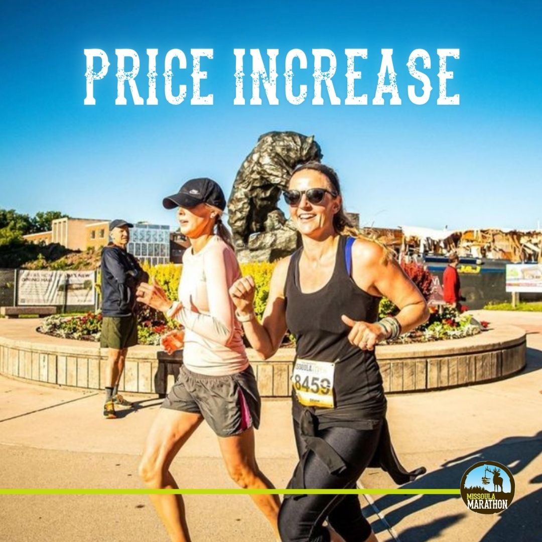Two days remain before the price jump on 5/1! 💸

This is the #LastBestRace, in the #LastBestPlace! From the flat, fast, BQ course, to the incredible volunteers & the SWAG, you’ll want to stay long after you cross the finish line. 

Register now!
missoulamarathon.org