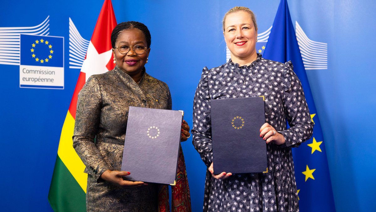 republicoftogo's tweet image. Deux #accords signés avec l'#UE
bit.ly/441Wf2c #Togo @DogbeVictoire @AmbUETogo @JuttaUrpilainen #Agriculture #Décentralisation