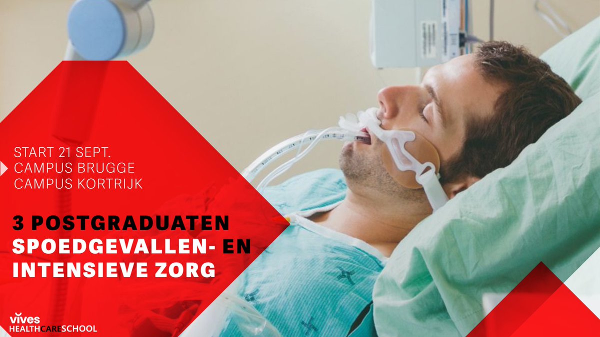 📝 Schrijf je in voor een van onze postgraduaten Intensieve Zorg en/of Spoedgevallenzorg. Start op 21 september in Kortrijk of Brugge.
viveshealthcareschool.be/nl/postgraduat…
+ Praktijkgericht
+ Flexibel
+ Geen eindwerk