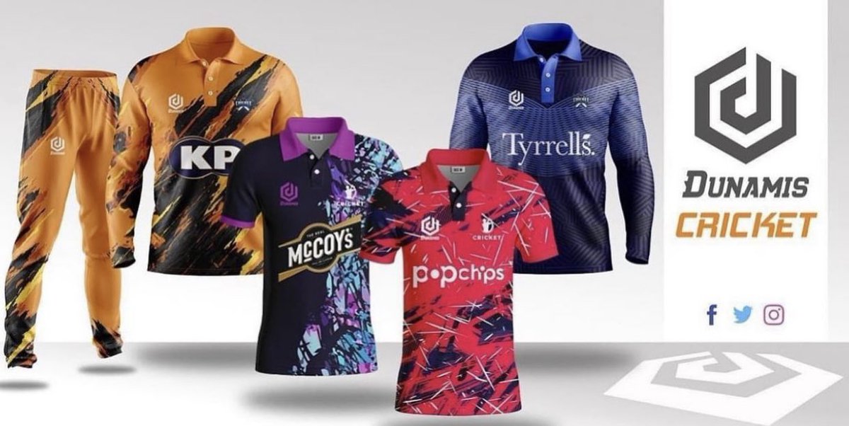 Step up your game at Dunamis with our bespoke cricket wear, designed in-house by our team with years of experience in sublimation. 

Work with us to create a kit personalised to your club. Get in touch today.

dunamis-sports.com

#dunamissportswear #cricketwear #cricketteam