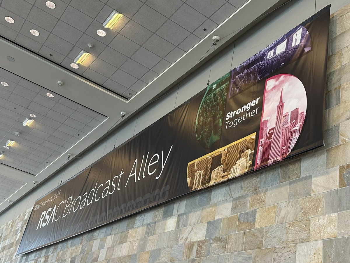 thecyberwire's tweet photo. Now in #RSAC 2023’s #BroadcastAlley: Dave Bittner and Rick Howard are chatting about Rick’s new book, #CybersecurityFirstPrinciples. @N2Knetworks #N2KCyber Check out the #RSACBookStore for the book! Signing on Wed at 3:30PT. https://t.co/6GyWdQDK6D