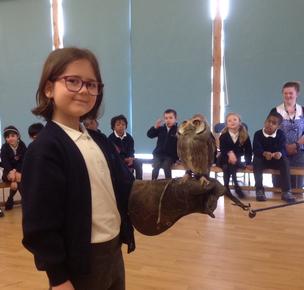 Twit-Twoo! We had an incredible morning learning all about different species of owls today with Laura. We learnt so many new facts and we even got to hold an owl. What a fabulous start to our week! 🦉#GBS4science