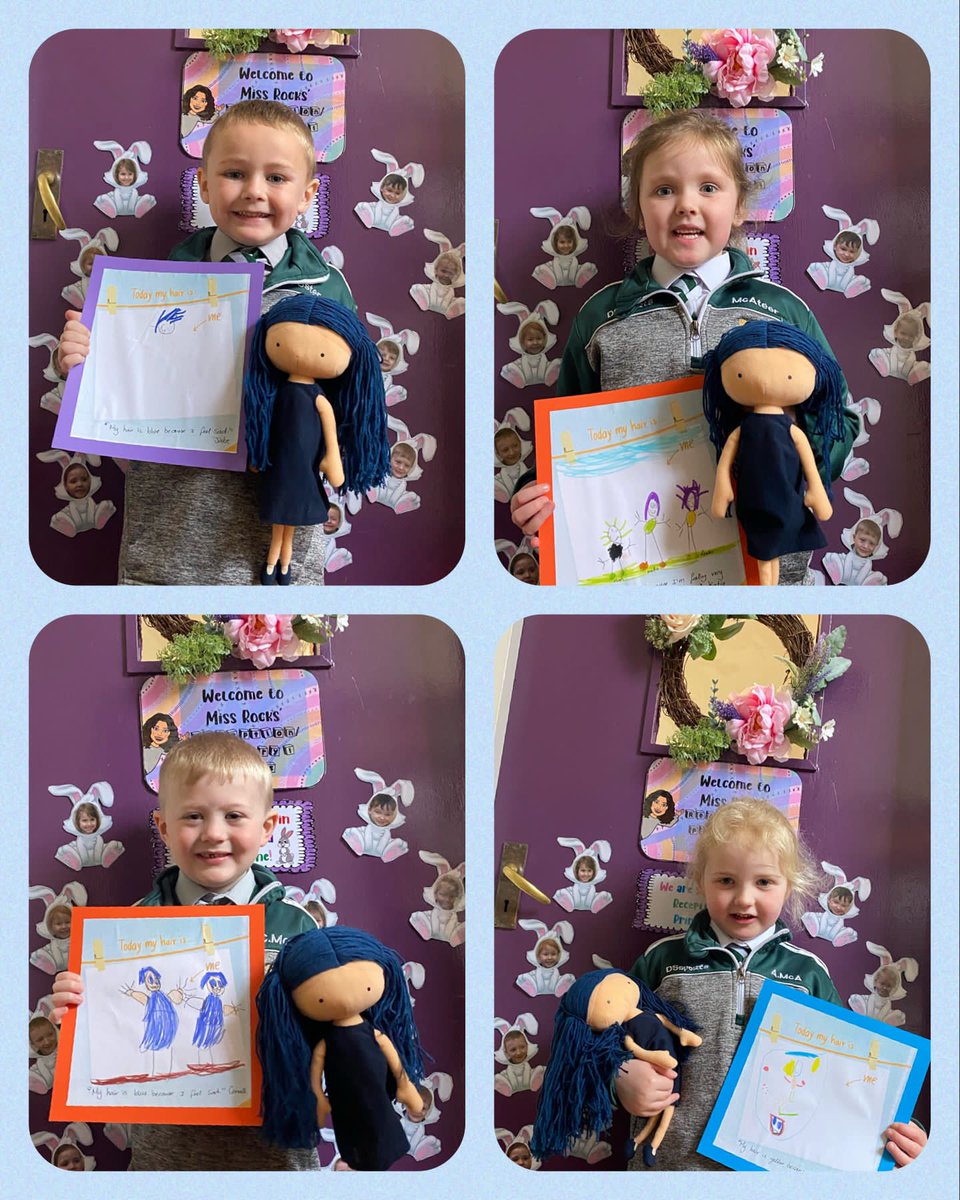 Our Reception and P1 girls and boys learnt all about their feelings by reading the book,  Lucy's Blue Day!