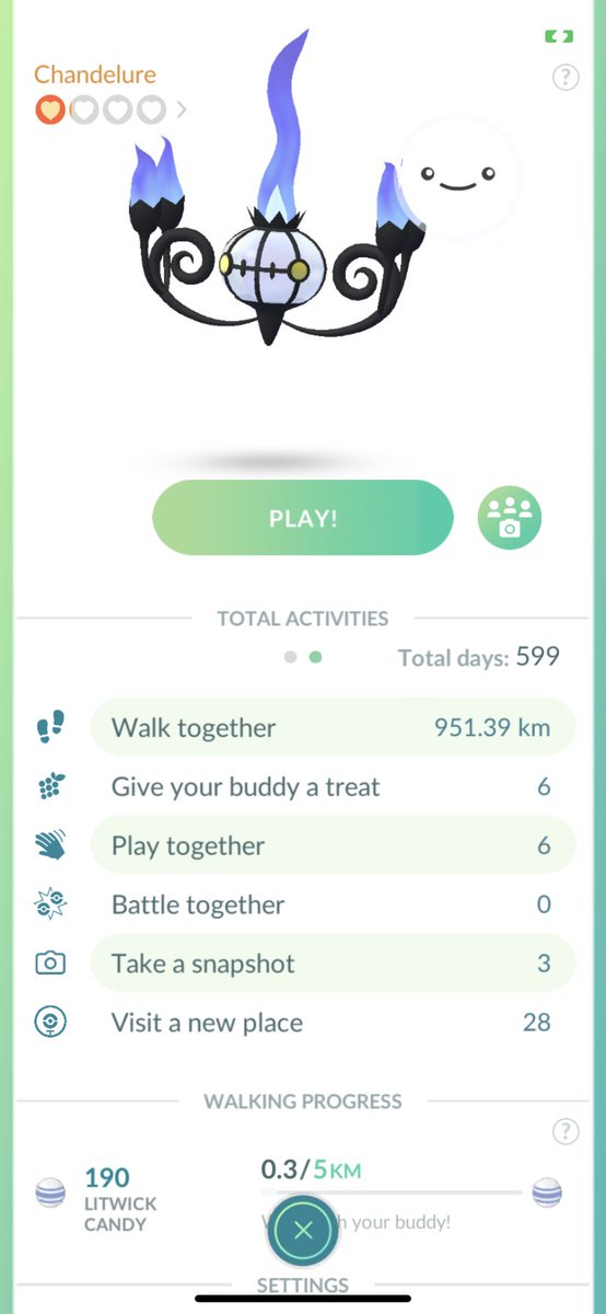 NastyStig's tweet photo. @PokemonGoApp why isn’t Chandelure my ultra buddy with stats like this? https://t.co/nkRHUf42WY