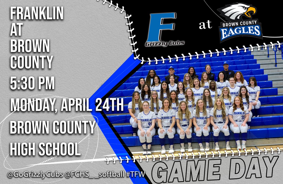 <a href="/FCHS__softball/">FCHS softball</a> makes the trip down to Nashville to take on Brown County. Make the trip south and support the team! #TFW