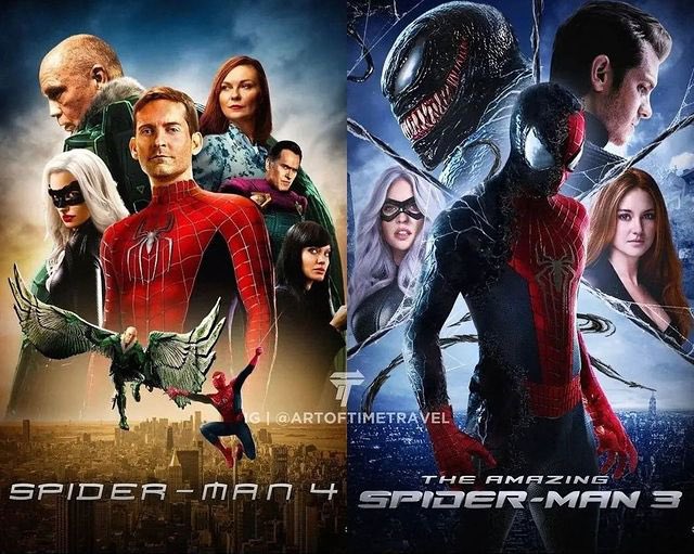 RT @TobeyGifs: Imagine TASM 3 and Sam Raimi Spider-Man 4 announcement tonight at #CinemaCon https://t.co/5TYFzaK8S8