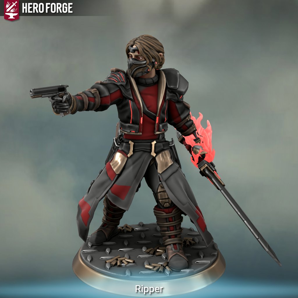 Franky_doom's tweet image. Jacob &quot;Ripper&quot; Tremblay, is an elf mystic adept and leader of the &quot;Salvation&quot; Neo-Anarchist cell, running the shadows in Montreal. Out for revenge against Ares Corporation after the murder of his parents, two high-ranking Seraphim operatives.
#ShadowrunAnarchy #rpg #HeroForge