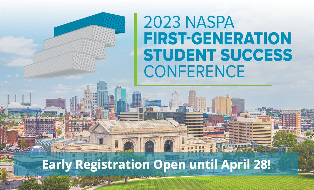 The 2023 NASPA First-generation Student Success Conference, part of the NASPA Conferences on Student Success in Higher Education, will convene June 25-27, 2023.  Early Registration is open through this Friday, April 28. Learn more at bit.ly/FGSS23. #SSHE23