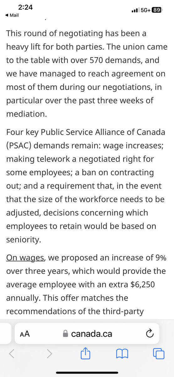 Graham Richardson (@grahamr299) on Twitter photo New letter from <a href="/MonaFortier/">Mona Fortier 🇨🇦</a> on strike, says govt offer is fair…union came in with 570 demands #ottnews #cdnpoli #ottawa canada.ca/en/treasury-bo… New letter from <a href="/MonaFortier/">Mona Fortier 🇨🇦</a> on strike, says govt offer is fair…union came in with 570 demands #ottnews #cdnpoli #ottawa canada.ca/en/treasury-bo…