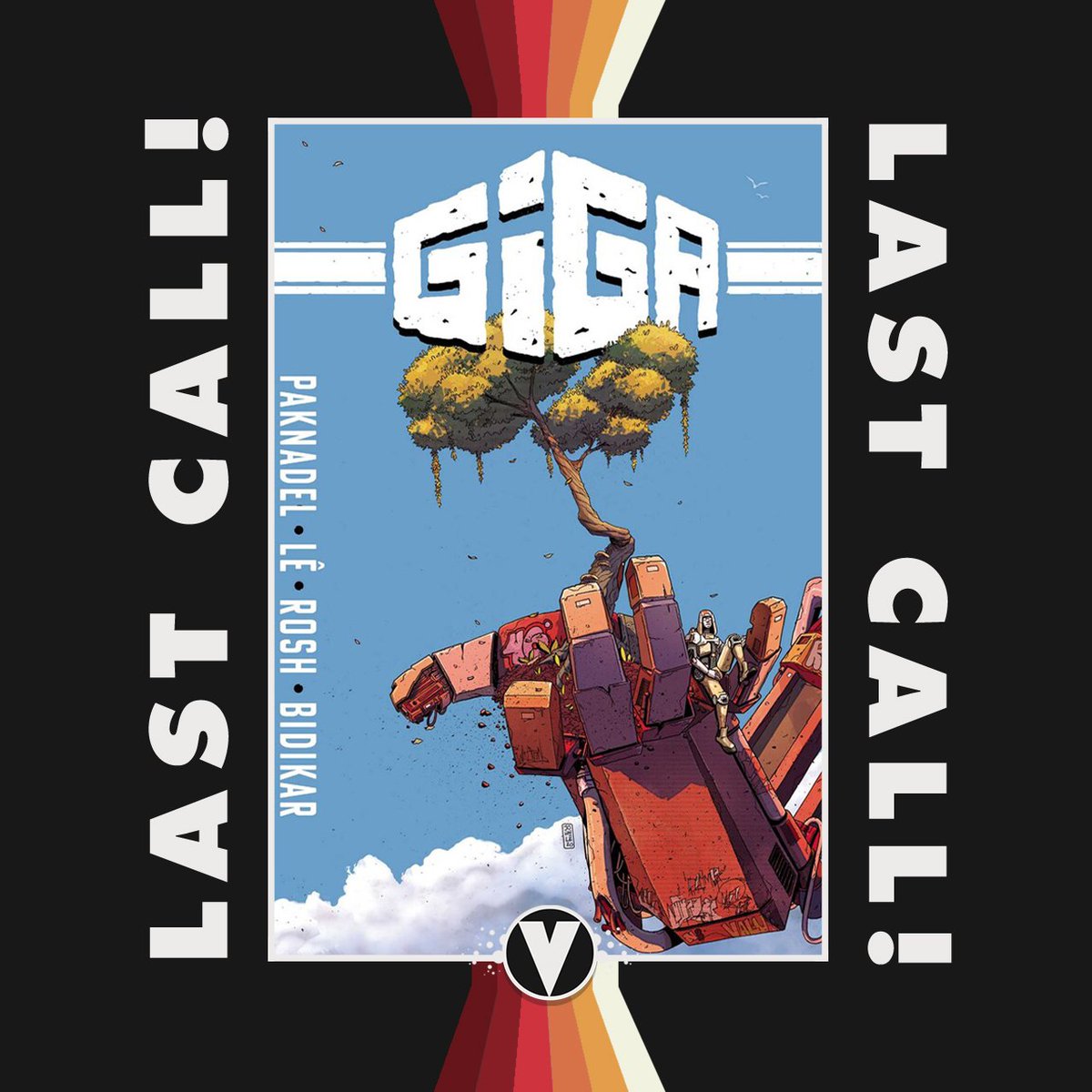 🚨Last chance alert!🚨
Don't miss out on the complete series of GIGA in TPB! Pre-order now to snag your copy! ⏰📚 #Giga