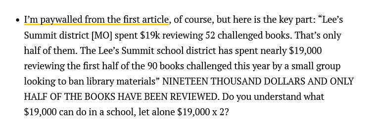 folkmare's tweet image. EXTREMELY disappointed but not surprised at my hometown being on this list. Literally just finished reading an article my MIL sent me, who works as a librarian in the school district :/