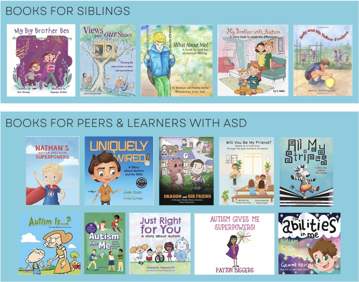 MOProjectAccess's tweet image. As you know, April is autism acceptance month! I love reading children’s books to my class and own children that include students with different abilities, adaptive tools, and different ethnicities. Check out these books about kids with autism!