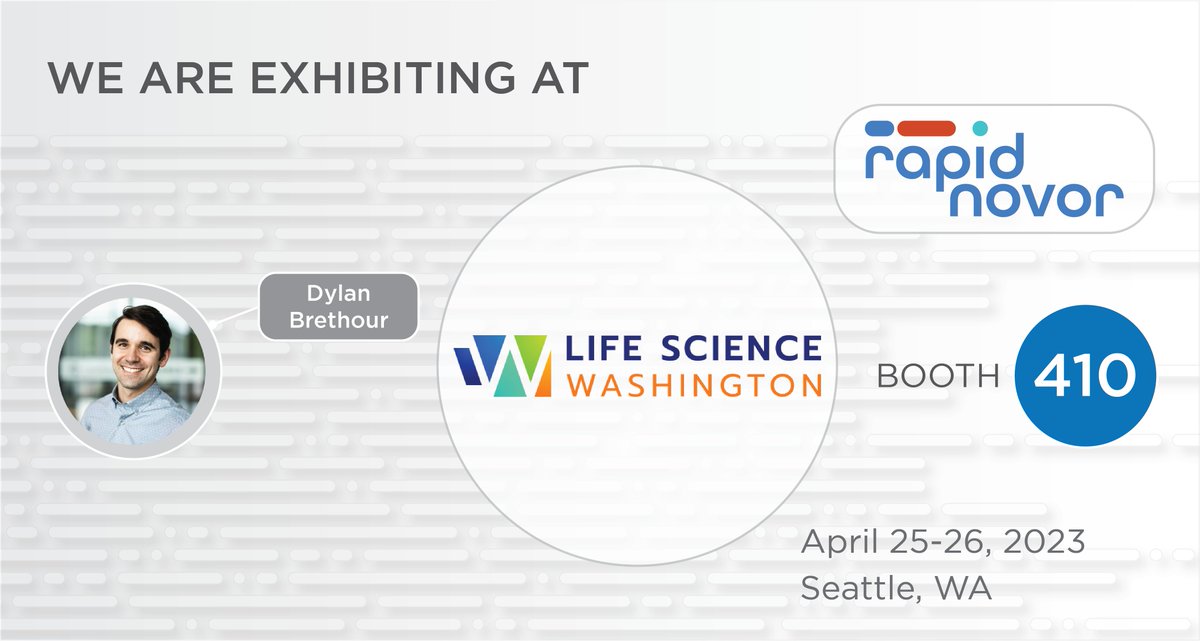 rapidnovor's tweet photo. #LSINW23 @LifeScienceWA begins April 25 & our team is ready! Connect with us at Booth 410 & find out how you can leverage our #massspec-based, #invivo #antibodydiscovery platform to uncover #developable & #functional #monoclonalantibodies. #denovoseq #proteomics #bioinformatics https://t.co/MEsBEPcPEp