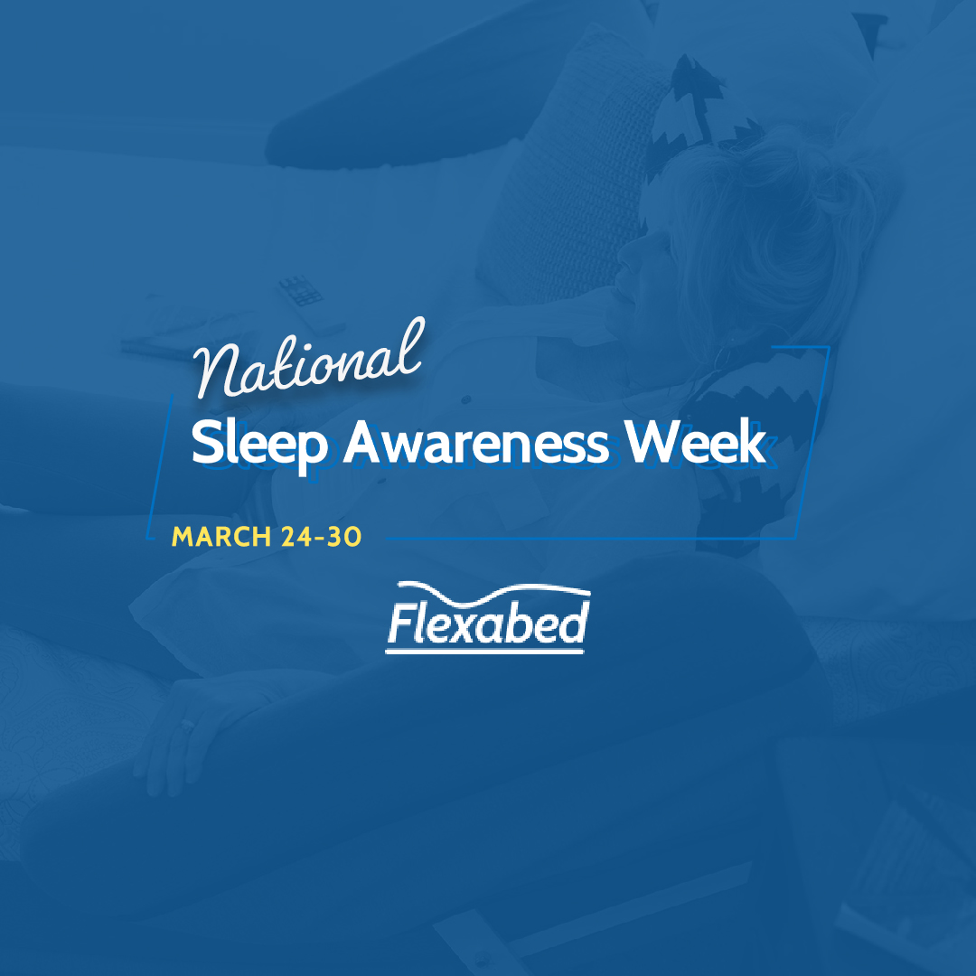 flexabed's tweet photo. Sleep is the foundation of a healthy and happy life. As we kick off the celebration of National #SleepAwarenessWeek, let us remind ourselves of the importance of a good night's rest on a comfortable bed. Sweet dreams! 💙 💤 🛏️ https://t.co/HwVOgV6xtU