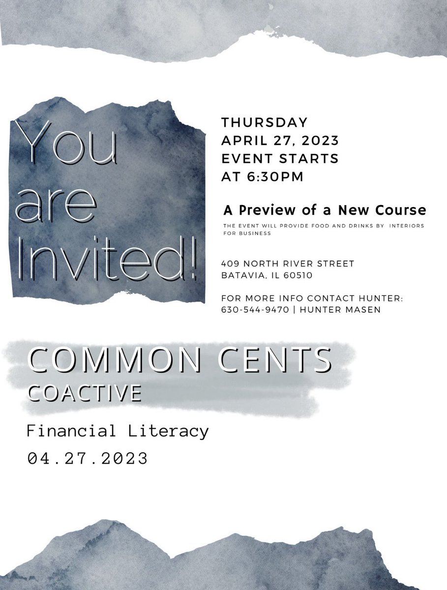 CCCoactive's tweet image. You are invited!! Administrators, we still have a few open seats left at our exclusive event to showcase our curriculum and we would love to see you. Please see us April 27th for food, drinks, and financial education fun! Reply or email: incubatoropportunity to RSVP.