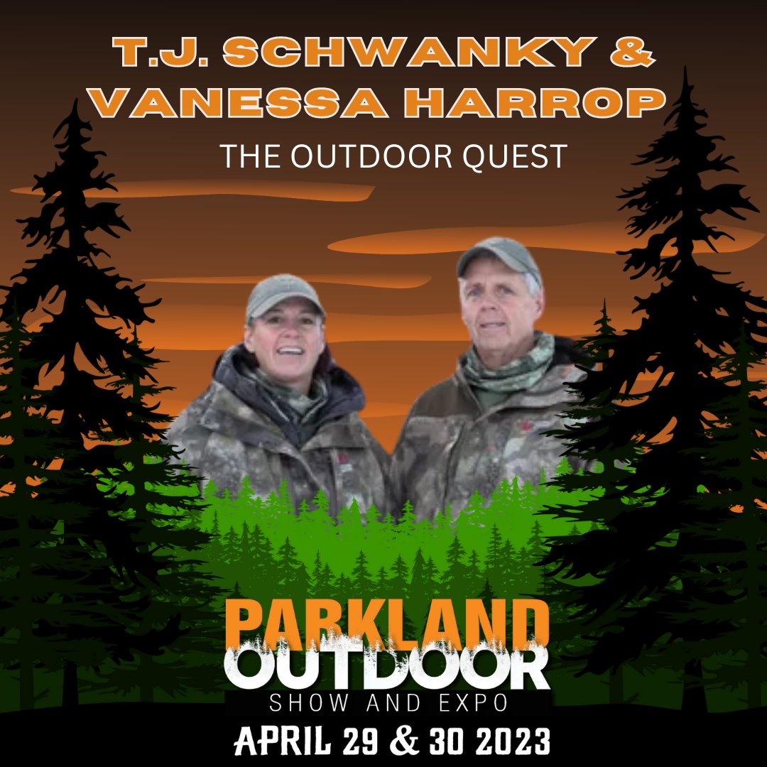Don't  miss a second of the 2023 Parkland Outdoor Show. Including our unbelievable line of speakers. Like T.J. Schwanky &amp; Vanessa Harrop - The Outdoor Quest! Check out parklandoutdoorshow.com/meet-the-speak… to learn more!

#hunting #fishing #archery #speakers #outdoorquest
@outdoorquesttv