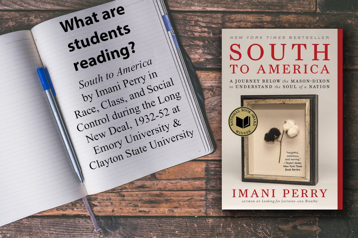 HarperAcademic's tweet image. Imani Perry&apos;s National Book Award-winning SOUTH TO AMERICA is now available in paperback. Learn more at our book page: fal.cn/3xFpQ #courseadoption #history