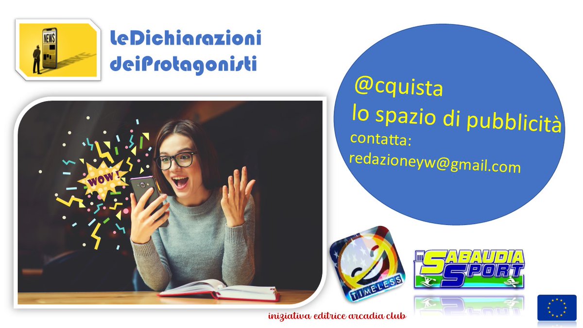 : ) iniziative speciali - #LedIchiarazionideiProtagonisti 

#sabaudia #latina #roma #napoli #sanfelicecirceo #terracina #pontinia #ponza #LoSport