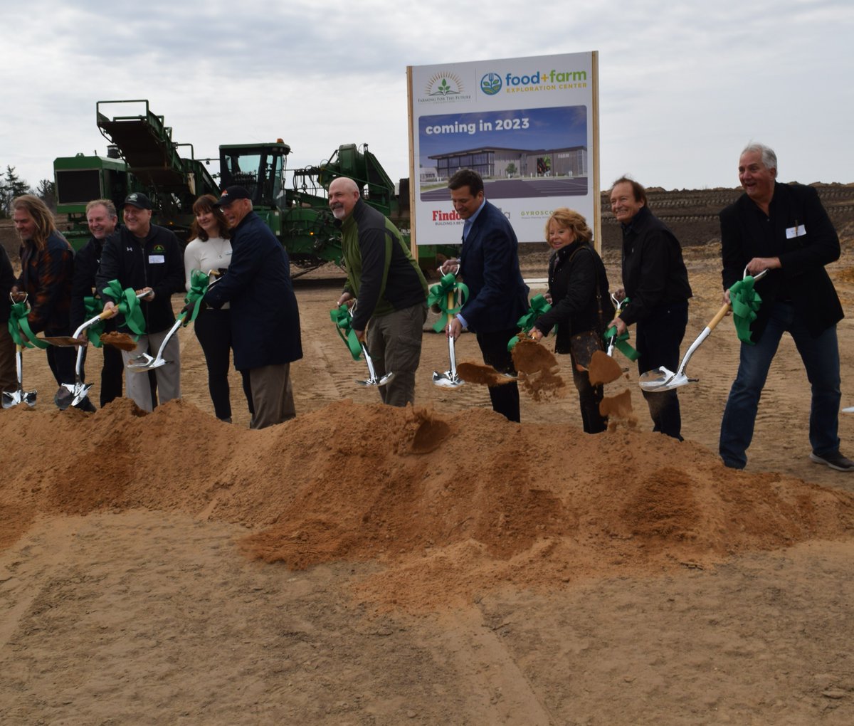 The Food and Farm Exploration Center will be on 24 acres and include 53,000 square feet of hands-on learning space, 5,000 square feet of conference and indoor event space, 40,000 square feet of outdoor event space, and four acres of agricultural teaching fields.